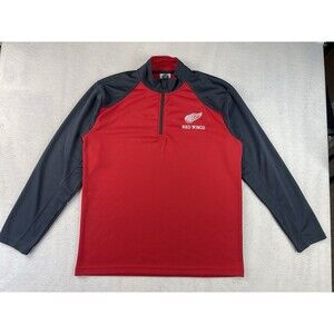 Detroit Red Wings Men’s Large Pullover Activewear Long Sleeve NHL Hockey Shirt